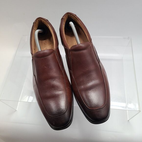 Vionic Sullivan Men\'s Orthopedic Footwear Brown Leather Shoes Loafers US Size 12 main image 5